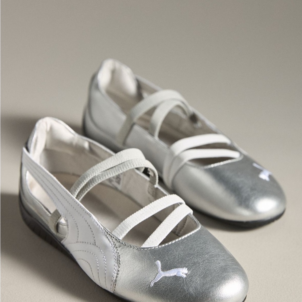Puma speedcat og ballet sneaker - silver